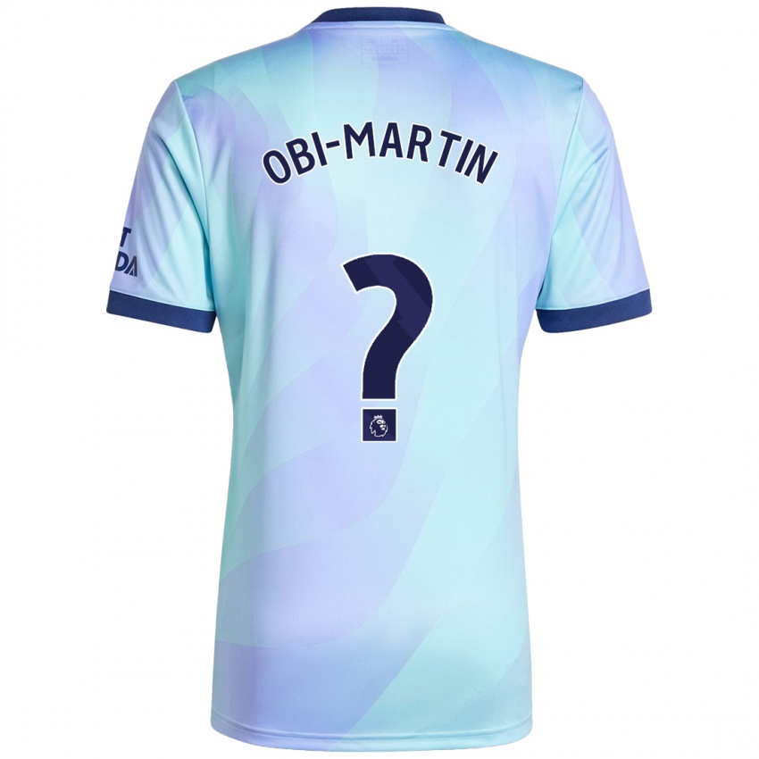 Niño Camiseta Chido Obi-Martin #0 Agua Equipación Tercera 2024/25 La Camisa México