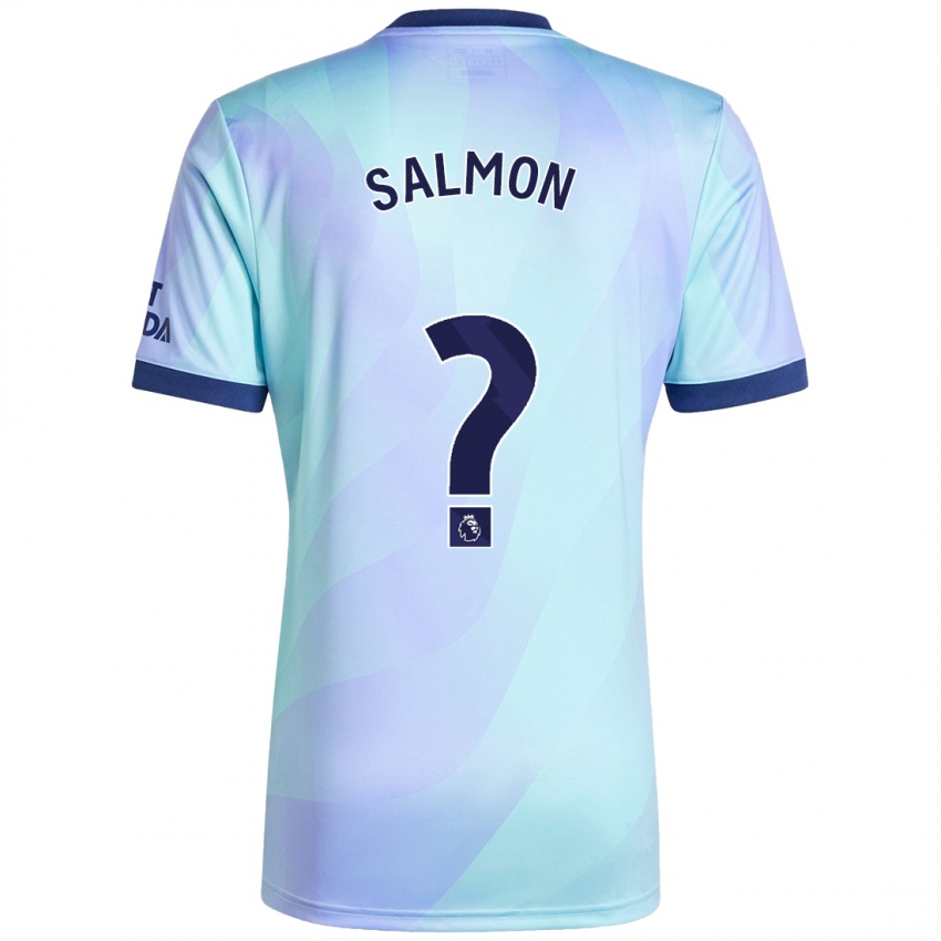 Niño Camiseta Marli Salmon #0 Agua Equipación Tercera 2024/25 La Camisa México