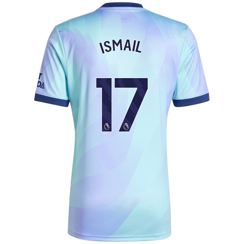 Niño Camiseta Cam'ron Ismail #17 Agua Equipación Tercera 2024/25 La Camisa México