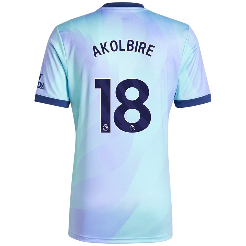 Niño Camiseta Bless Akolbire #18 Agua Equipación Tercera 2024/25 La Camisa México