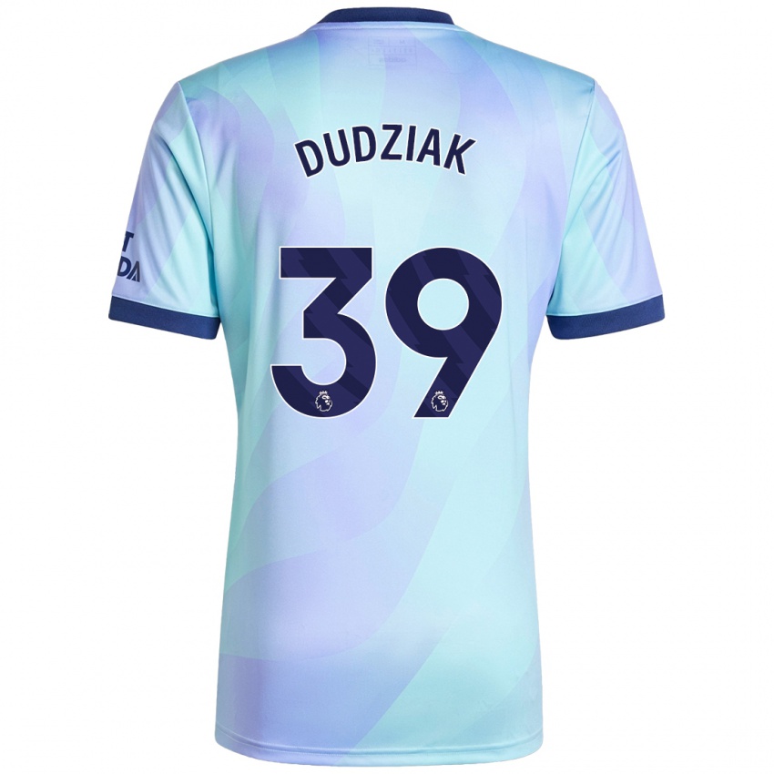 Niño Camiseta Harrison Dudziak #39 Agua Equipación Tercera 2024/25 La Camisa México