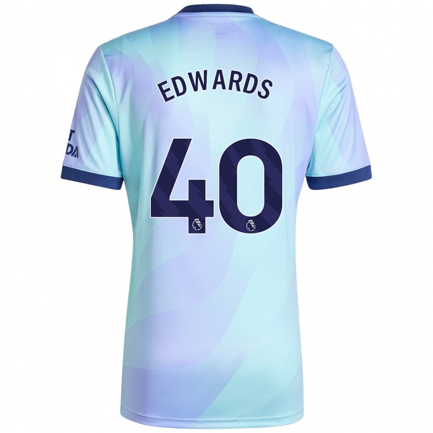 Niño Camiseta Khayon Edwards #40 Agua Equipación Tercera 2024/25 La Camisa México