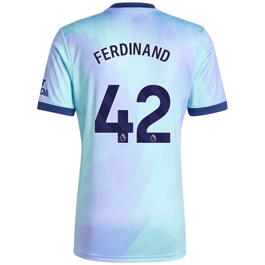 Niño Camiseta Seb Ferdinand #42 Agua Equipación Tercera 2024/25 La Camisa México