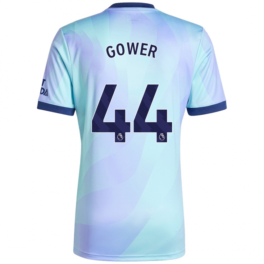 Niño Camiseta Jimi Gower #44 Agua Equipación Tercera 2024/25 La Camisa México