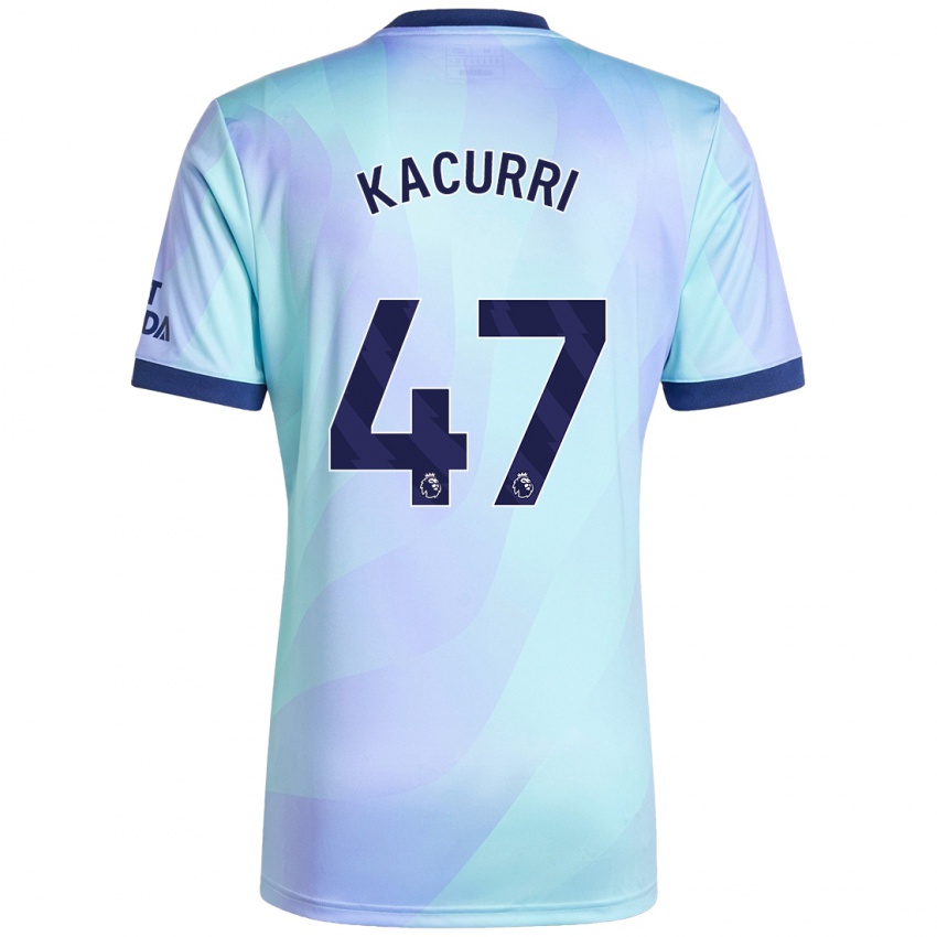 Niño Camiseta Maldini Kacurri #47 Agua Equipación Tercera 2024/25 La Camisa México