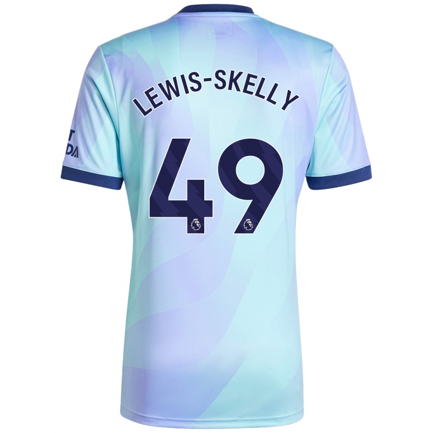 Niño Camiseta Myles Lewis-Skelly #49 Agua Equipación Tercera 2024/25 La Camisa México