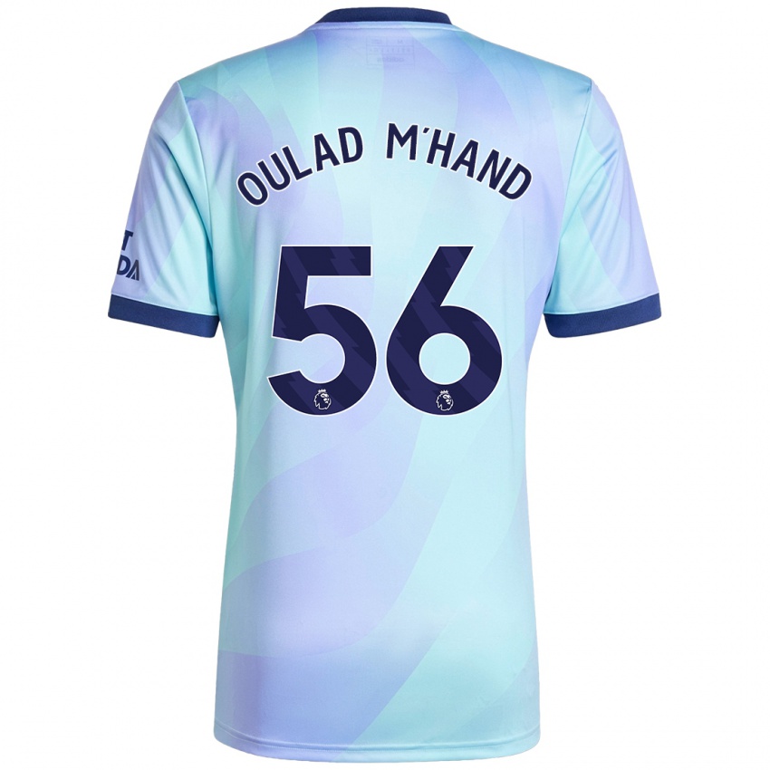 Niño Camiseta Salah-Eddine Oulad M'hand #56 Agua Equipación Tercera 2024/25 La Camisa México