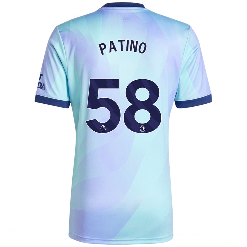 Niño Camiseta Charlie Patino #58 Agua Equipación Tercera 2024/25 La Camisa México