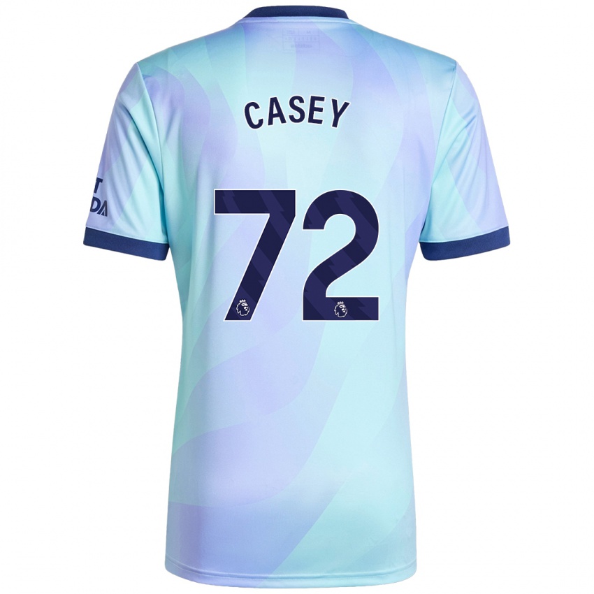 Niño Camiseta Dan Casey #72 Agua Equipación Tercera 2024/25 La Camisa México