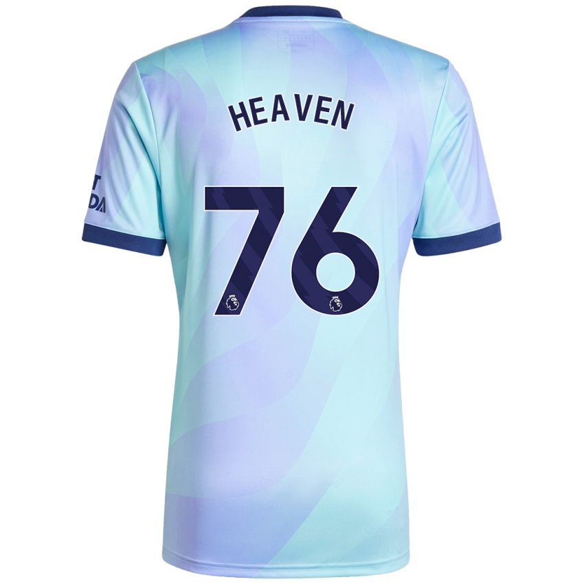 Niño Camiseta Ayden Heaven #76 Agua Equipación Tercera 2024/25 La Camisa México