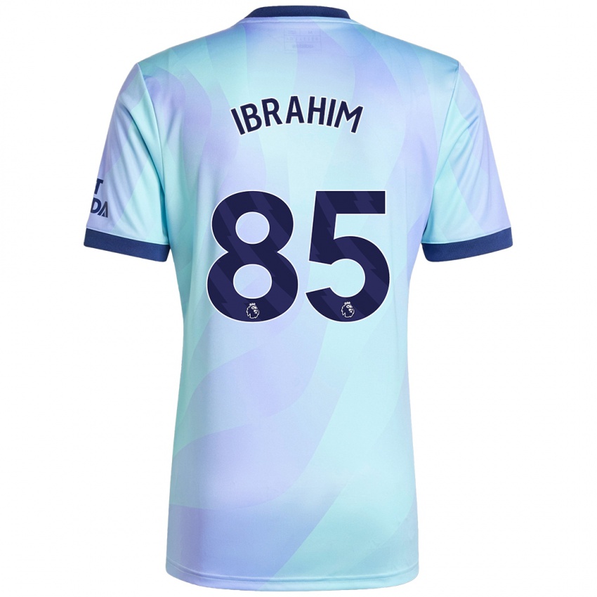 Niño Camiseta Ife Ibrahim #85 Agua Equipación Tercera 2024/25 La Camisa México