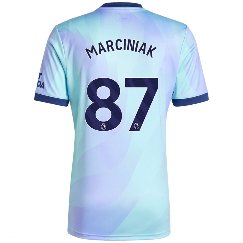 Niño Camiseta Alex Marciniak #87 Agua Equipación Tercera 2024/25 La Camisa México