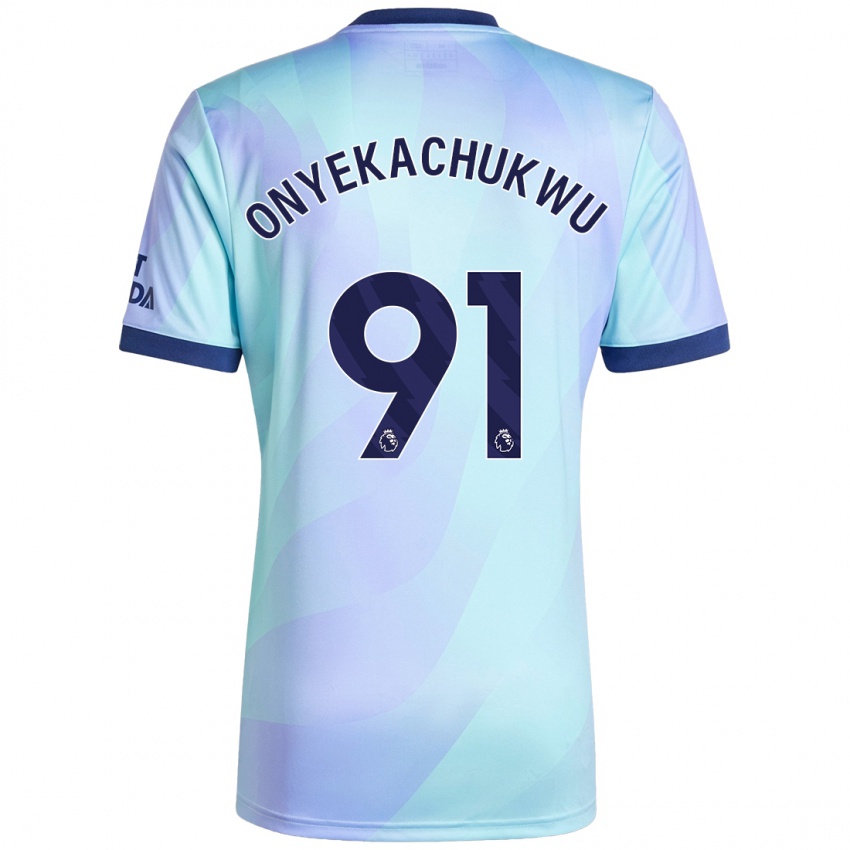 Niño Camiseta Samuel Onyekachukwu #91 Agua Equipación Tercera 2024/25 La Camisa México