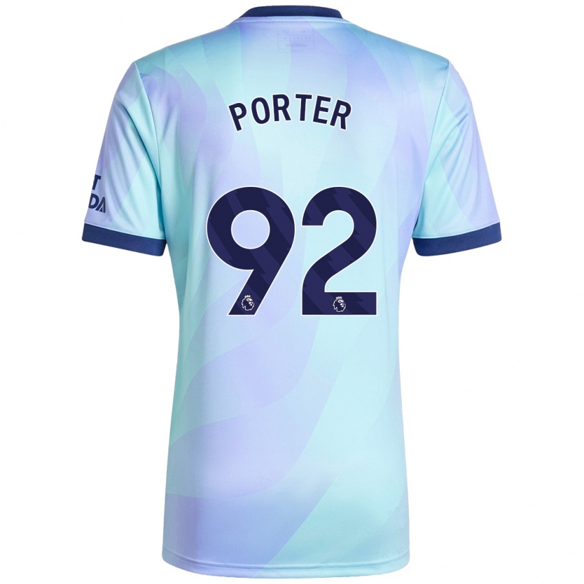 Niño Camiseta Jack Porter #92 Agua Equipación Tercera 2024/25 La Camisa México