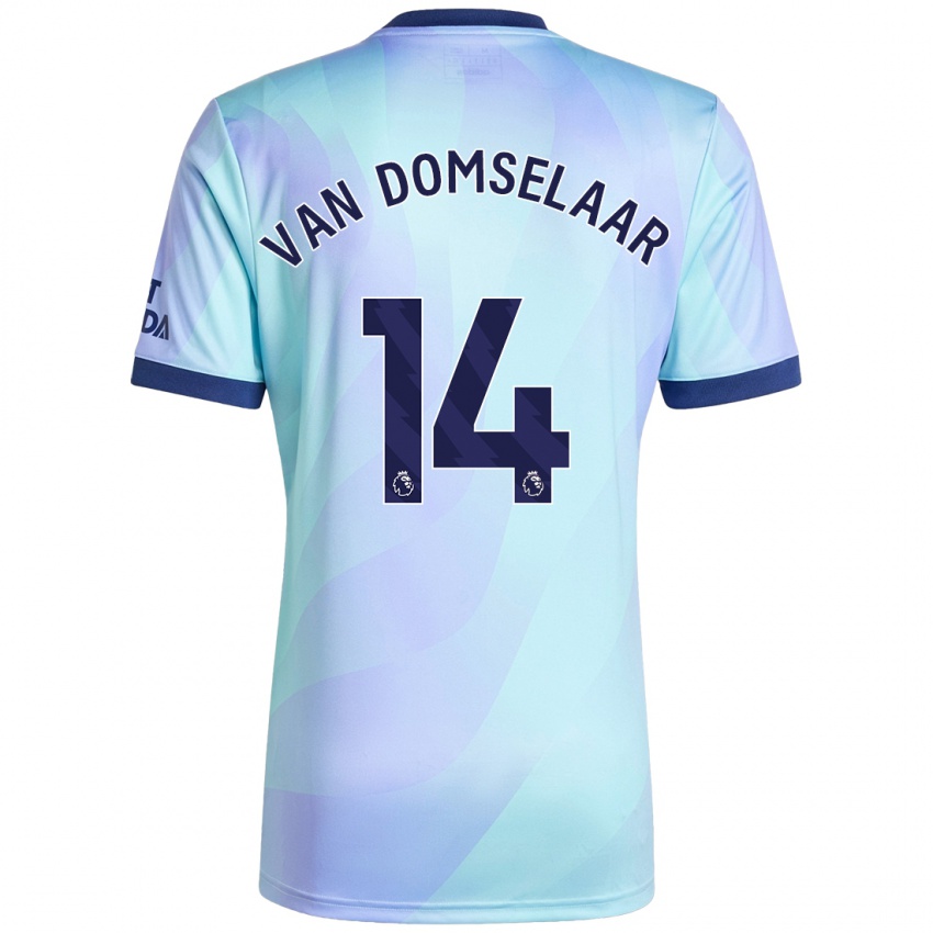 Niño Camiseta Daphne Van Domselaar #14 Agua Equipación Tercera 2024/25 La Camisa México