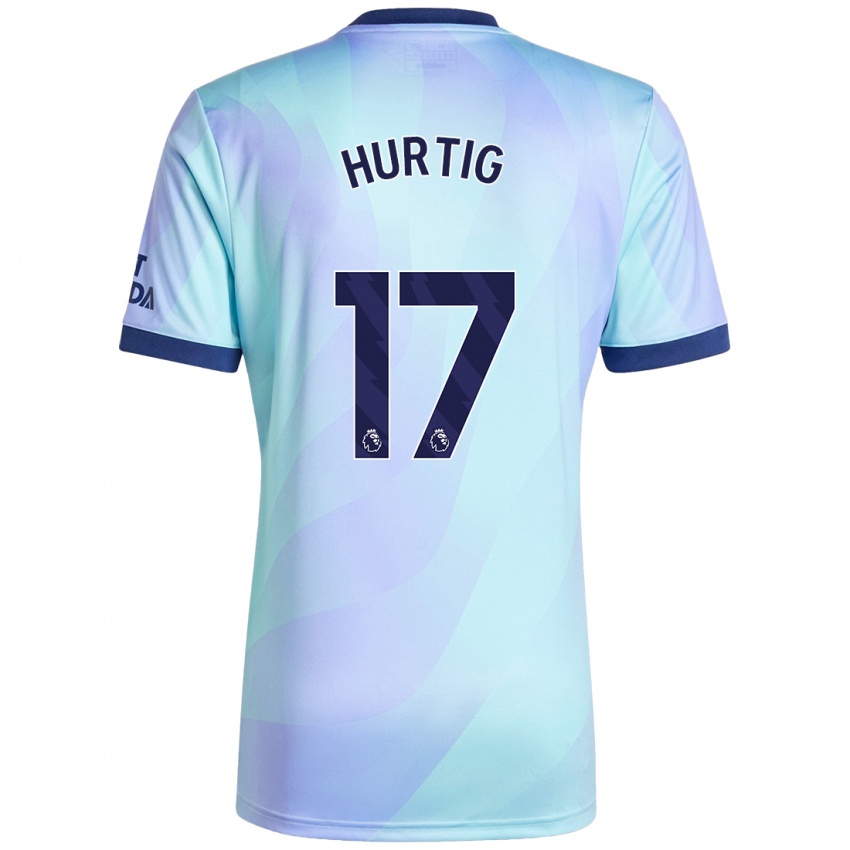 Niño Camiseta Lina Hurtig #17 Agua Equipación Tercera 2024/25 La Camisa México