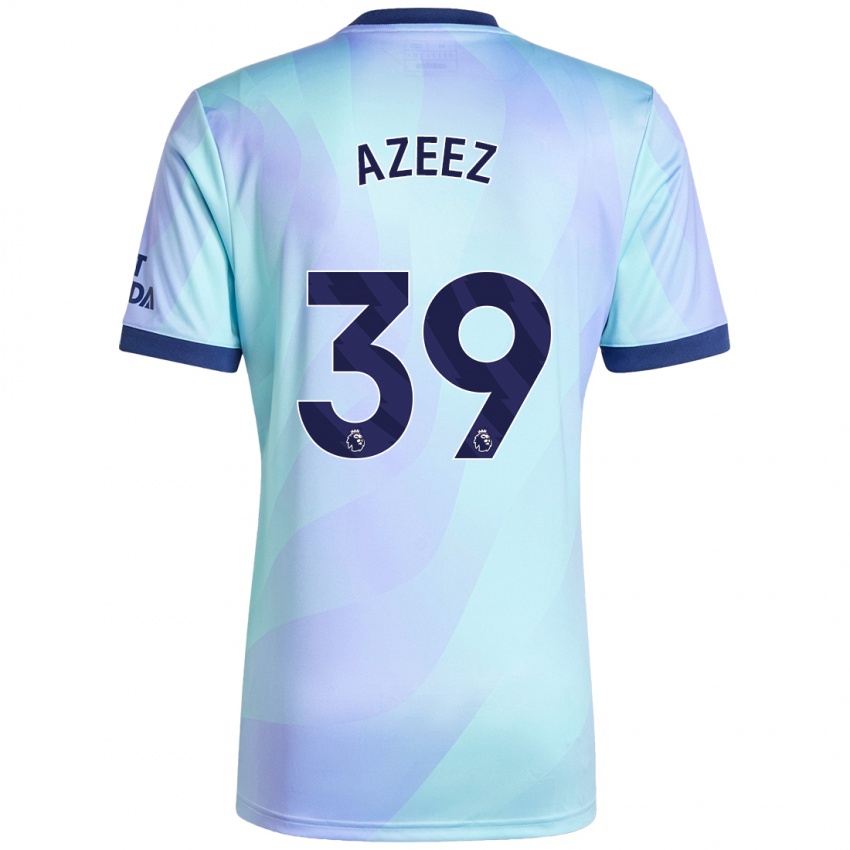 Niño Camiseta Miguel Azeez #39 Agua Equipación Tercera 2024/25 La Camisa México