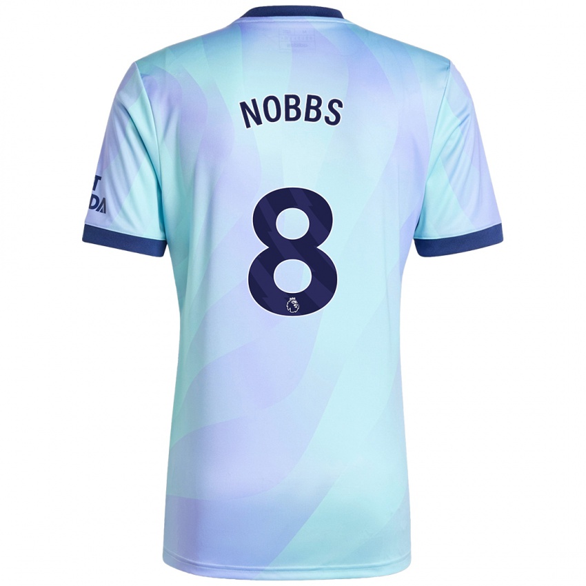 Niño Camiseta Nobbs #8 Agua Equipación Tercera 2024/25 La Camisa México