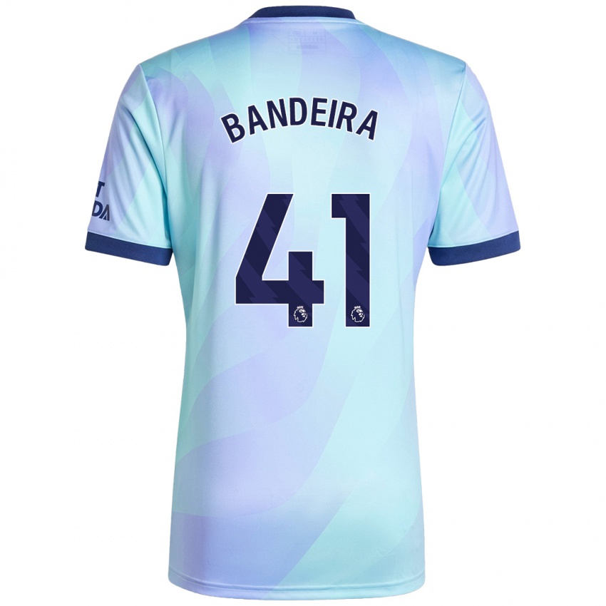 Niño Camiseta Mauro Bandeira #41 Agua Equipación Tercera 2024/25 La Camisa México