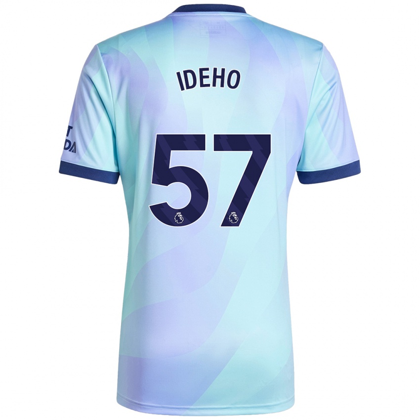 Niño Camiseta Joel Ideho #57 Agua Equipación Tercera 2024/25 La Camisa México