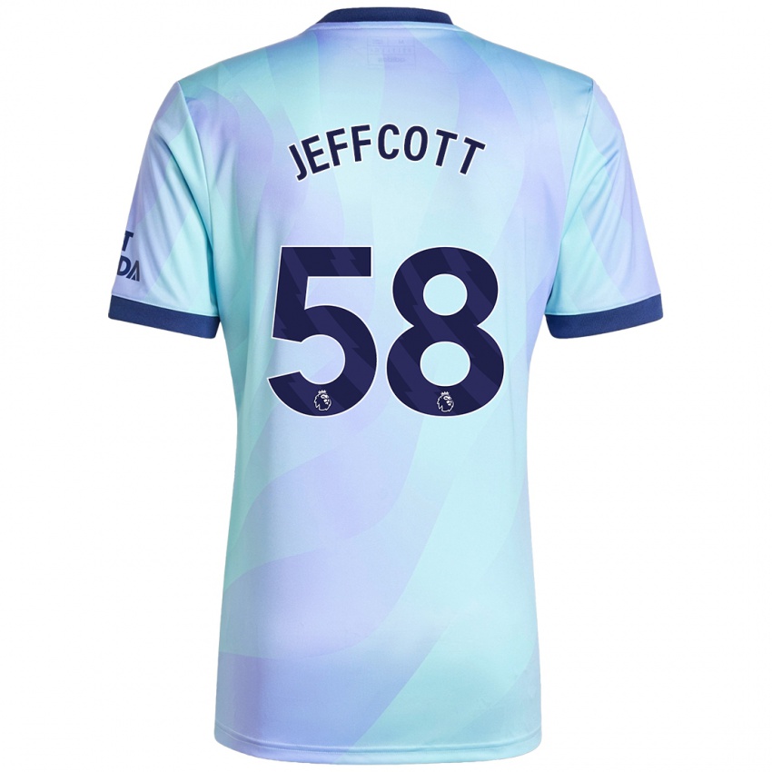 Niño Camiseta Henry Jeffcott #58 Agua Equipación Tercera 2024/25 La Camisa México