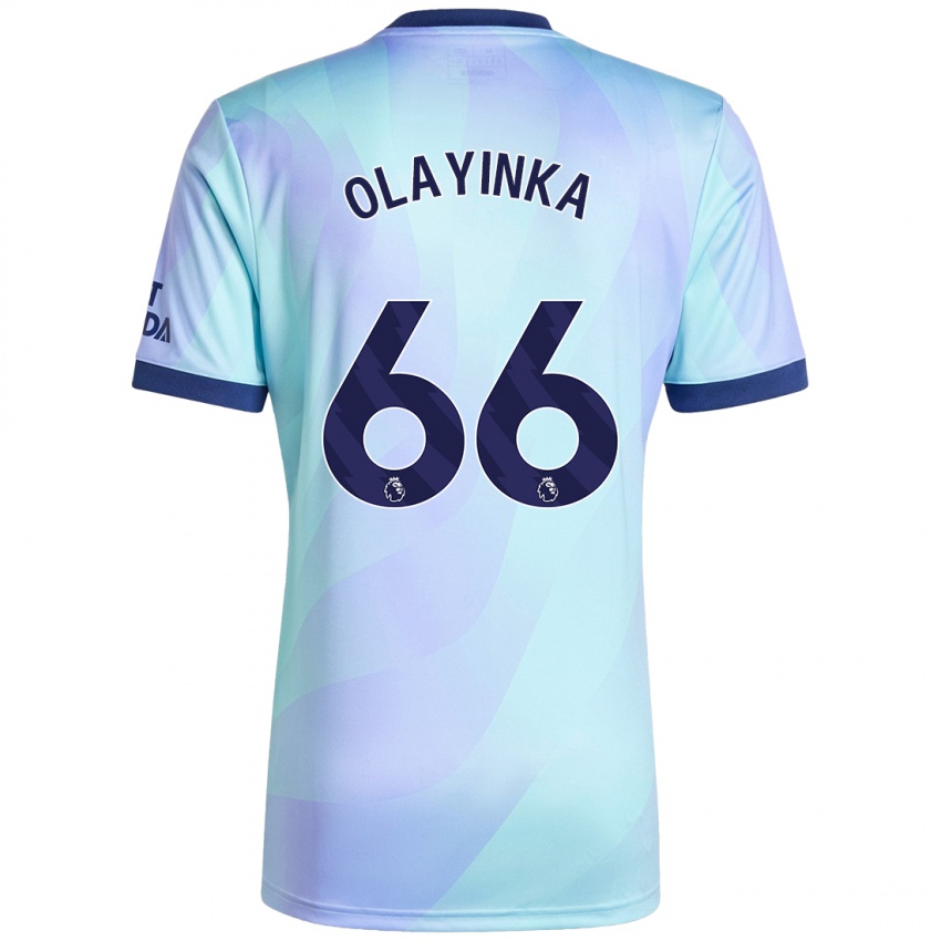 Niño Camiseta James Olayinka #66 Agua Equipación Tercera 2024/25 La Camisa México