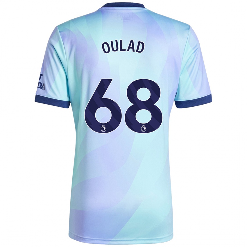 Niño Camiseta Salah-Eddine Oulad M'hand #68 Agua Equipación Tercera 2024/25 La Camisa México