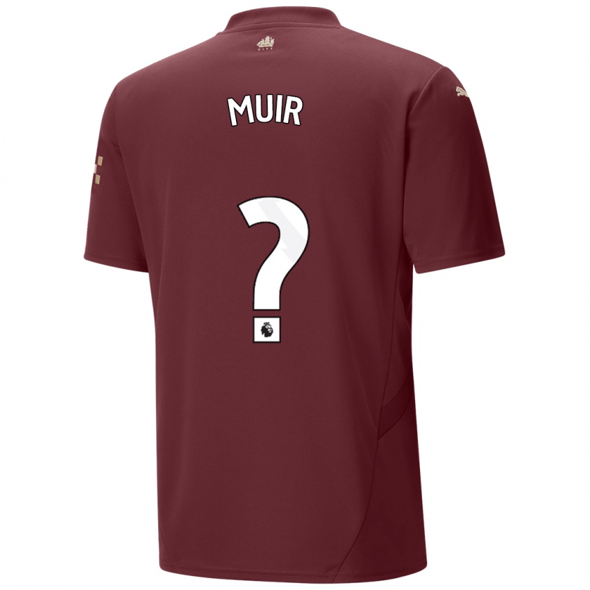 Niño Camiseta Ashton Muir #0 Granate Equipación Tercera 2024/25 La Camisa México