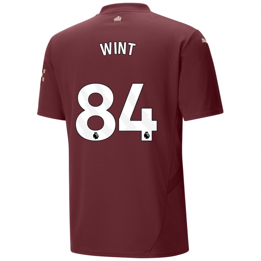 Niño Camiseta Jack Wint #84 Granate Equipación Tercera 2024/25 La Camisa México