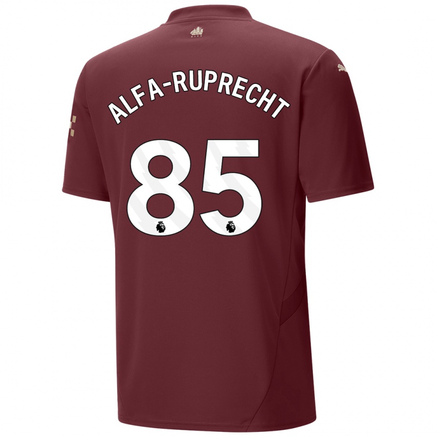 Niño Camiseta Farid Alfa-Ruprecht #85 Granate Equipación Tercera 2024/25 La Camisa México