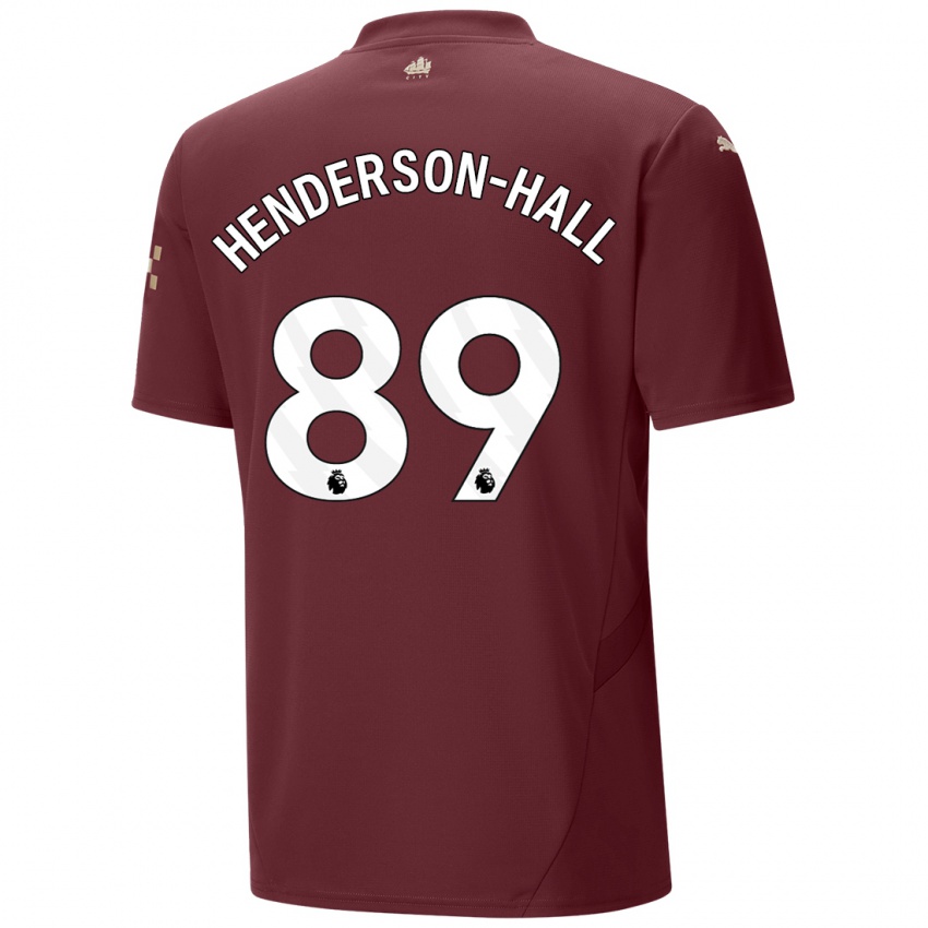 Niño Camiseta Matty Henderson-Hall #89 Granate Equipación Tercera 2024/25 La Camisa México