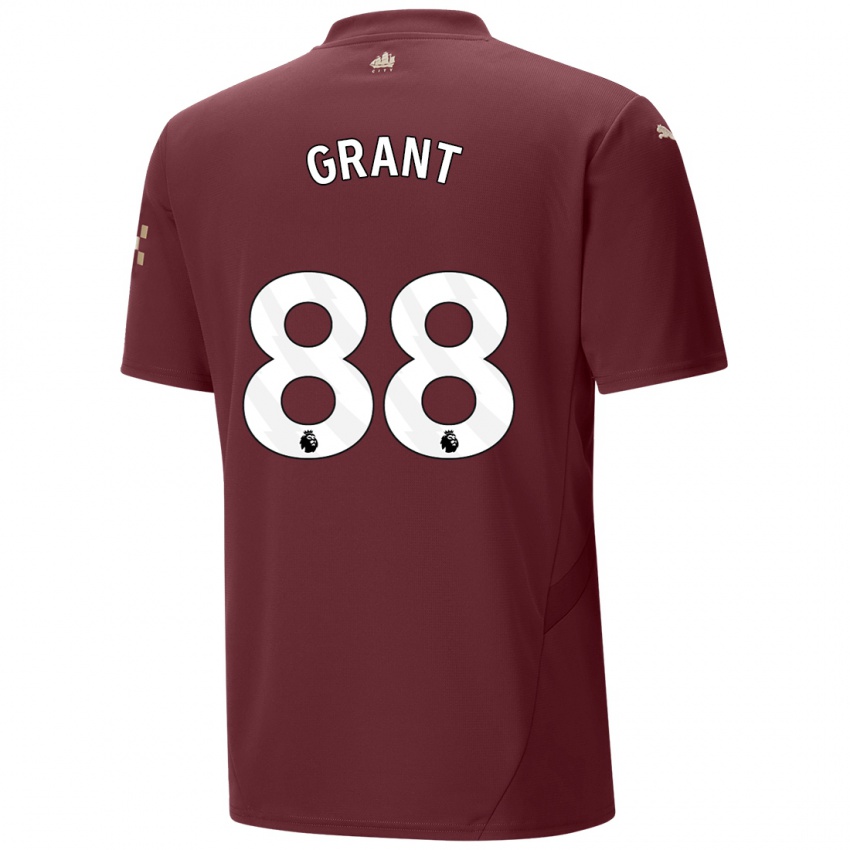 Niño Camiseta True Grant #88 Granate Equipación Tercera 2024/25 La Camisa México