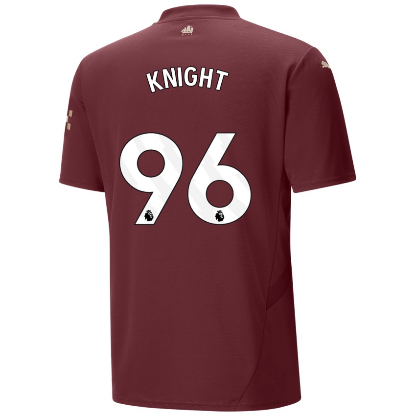 Niño Camiseta Ben Knight #96 Granate Equipación Tercera 2024/25 La Camisa México