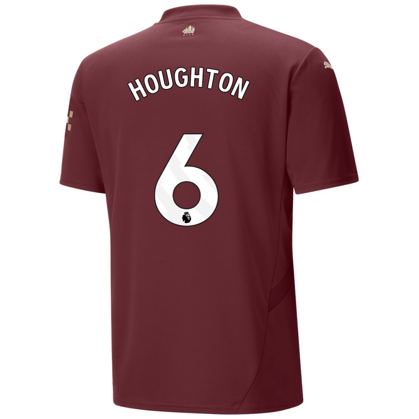 Niño Camiseta Steph Houghton #6 Granate Equipación Tercera 2024/25 La Camisa México