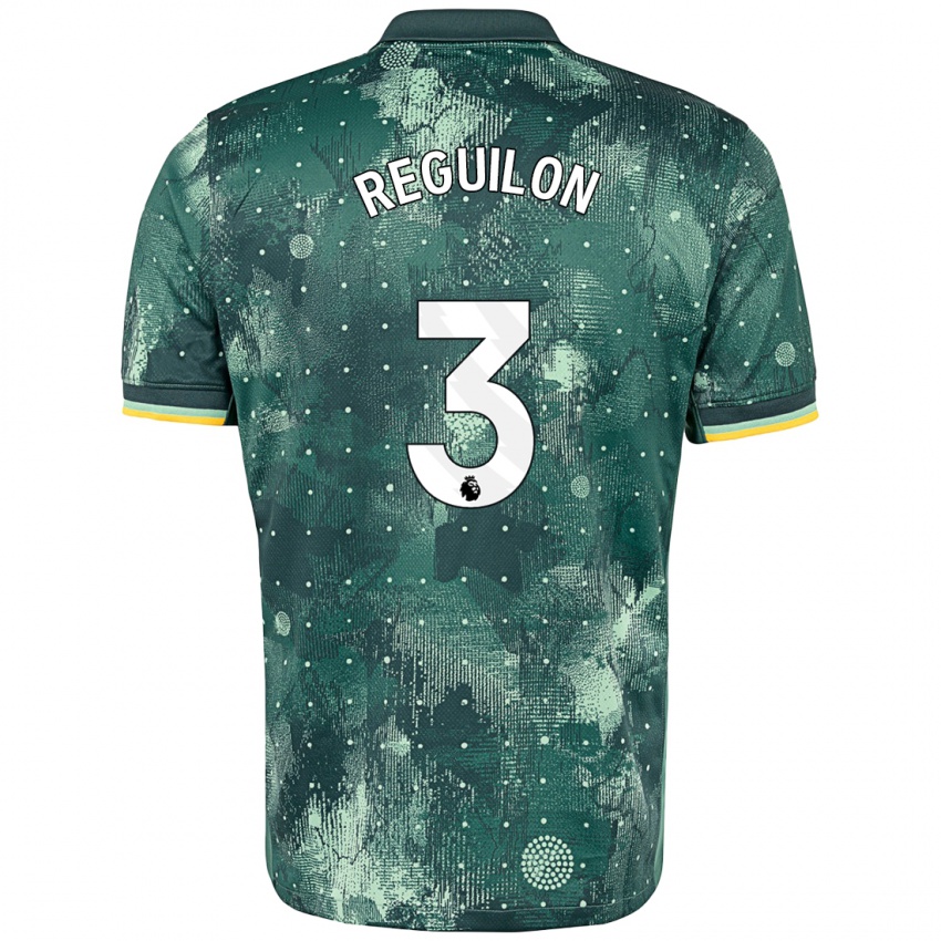 Niño Camiseta Sergio Reguilon #3 Verde Menta Equipación Tercera 2024/25 La Camisa México