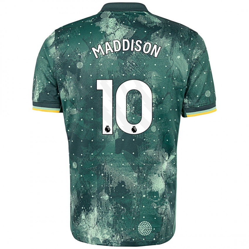 Niño Camiseta James Maddison #10 Verde Menta Equipación Tercera 2024/25 La Camisa México