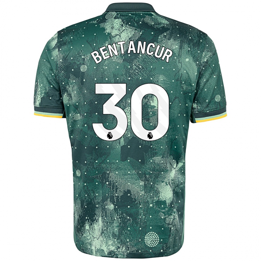 Niño Camiseta Rodrigo Bentancur #30 Verde Menta Equipación Tercera 2024/25 La Camisa México