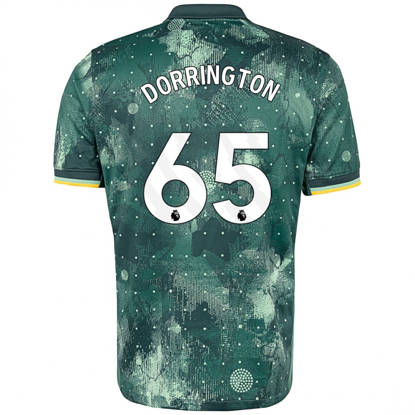 Niño Camiseta Alfie Dorrington #65 Verde Menta Equipación Tercera 2024/25 La Camisa México