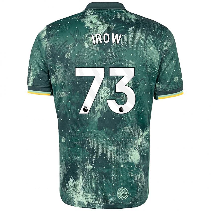 Niño Camiseta Oliver Irow #73 Verde Menta Equipación Tercera 2024/25 La Camisa México