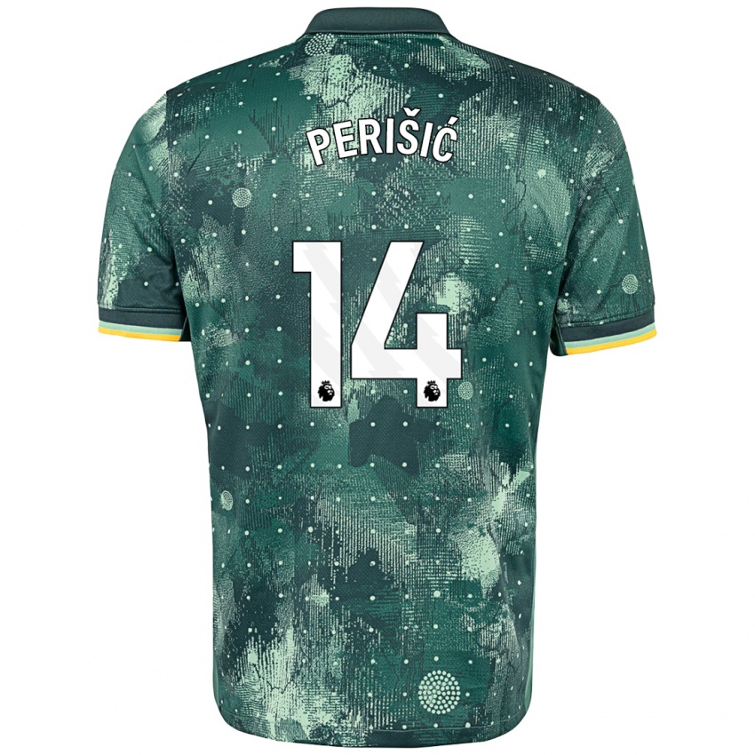 Niño Camiseta Ivan Perisic #14 Verde Menta Equipación Tercera 2024/25 La Camisa México