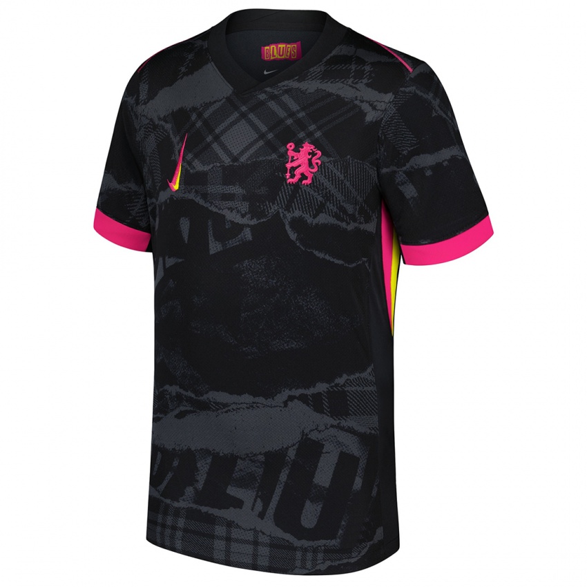 Niño Camiseta Malo Gusto #27 Negro Rosa Equipación Tercera 2024/25 La Camisa México