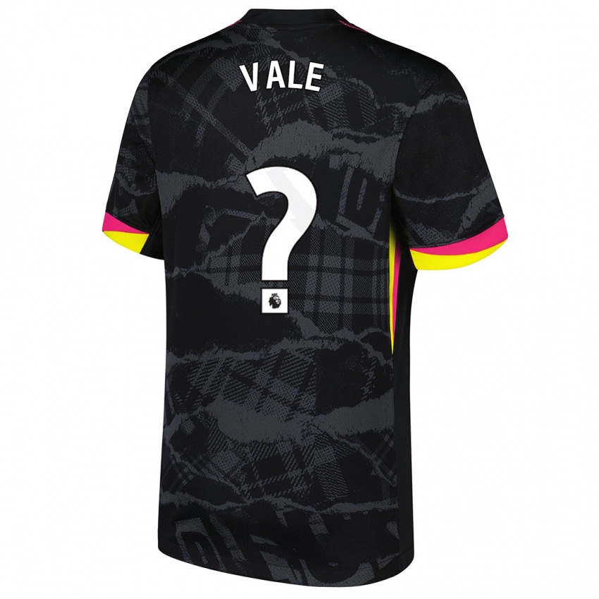 Niño Camiseta Harvey Vale #0 Negro Rosa Equipación Tercera 2024/25 La Camisa México