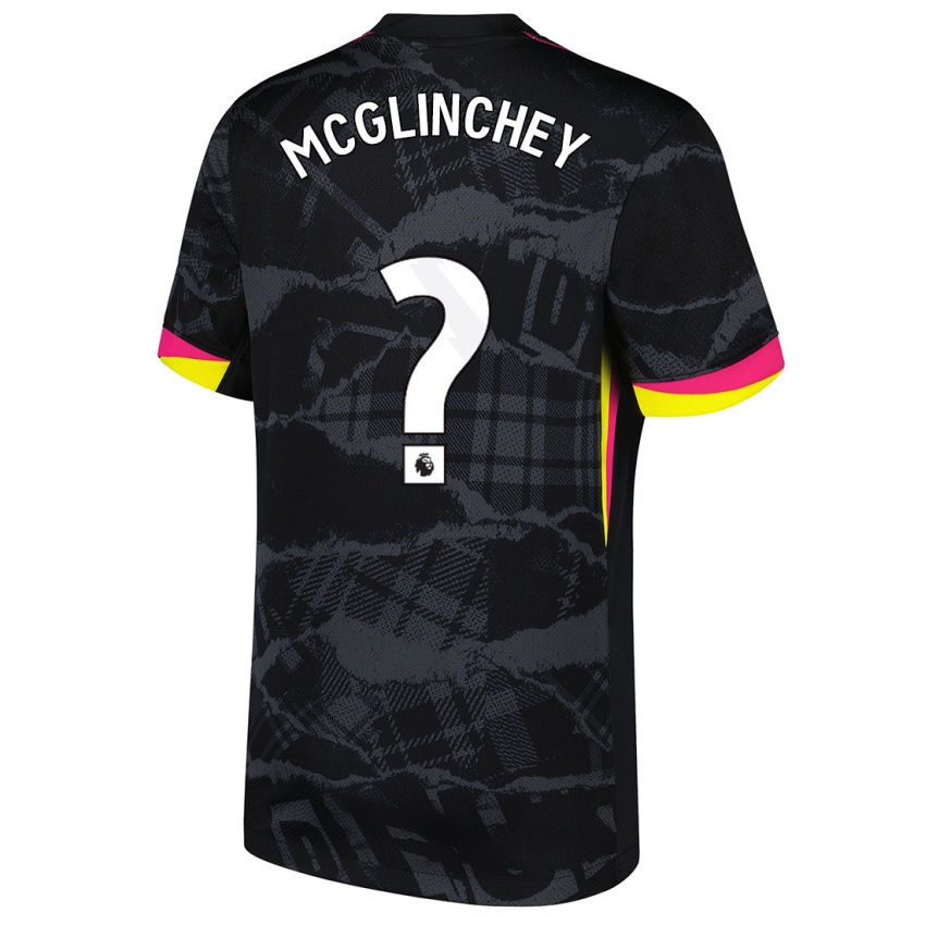 Niño Camiseta Harry Mcglinchey #0 Negro Rosa Equipación Tercera 2024/25 La Camisa México