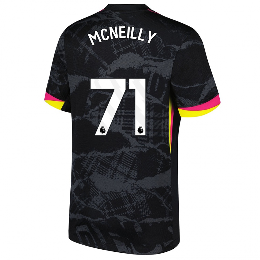 Niño Camiseta Donnell Mcneilly #71 Negro Rosa Equipación Tercera 2024/25 La Camisa México