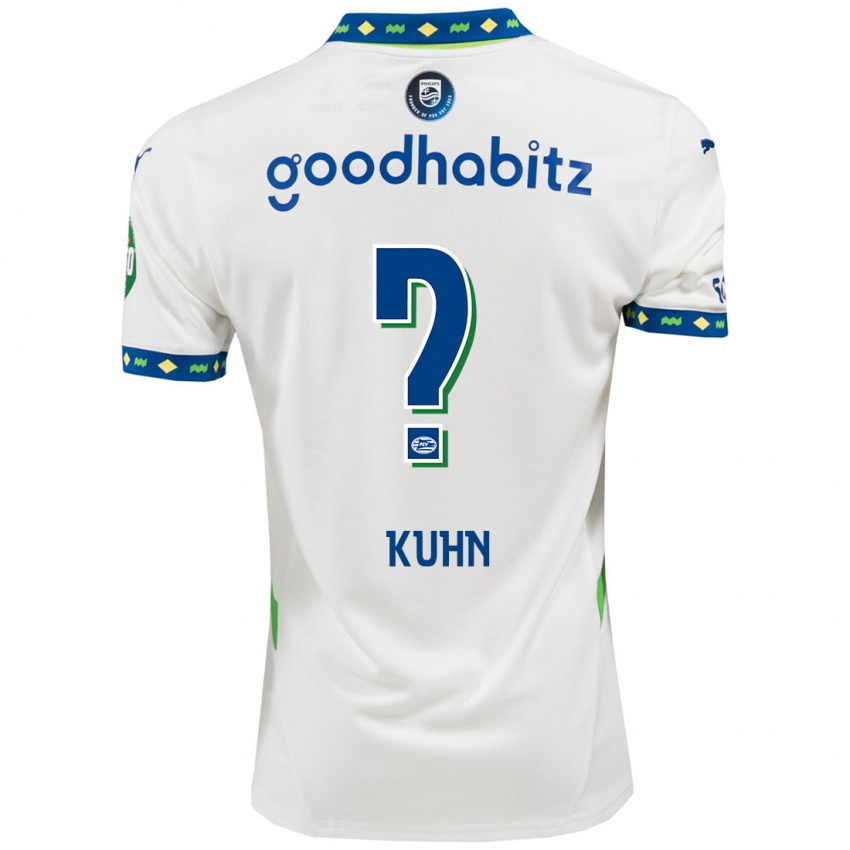 Niño Camiseta Wessel Kuhn #0 Blanco Azul Oscuro Equipación Tercera 2024/25 La Camisa México