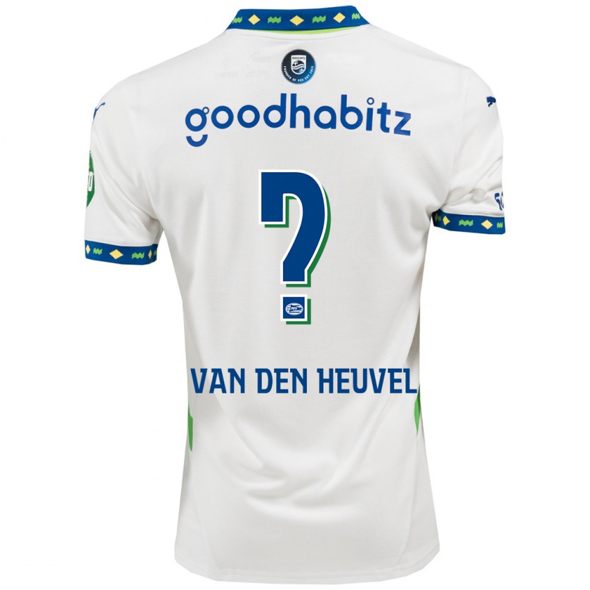 Niño Camiseta Tim Van Den Heuvel #0 Blanco Azul Oscuro Equipación Tercera 2024/25 La Camisa México