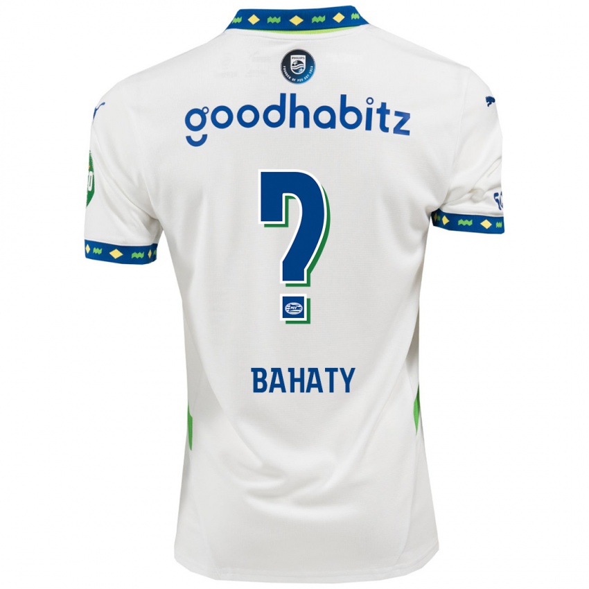 Niño Camiseta Manuel Bahaty #0 Blanco Azul Oscuro Equipación Tercera 2024/25 La Camisa México