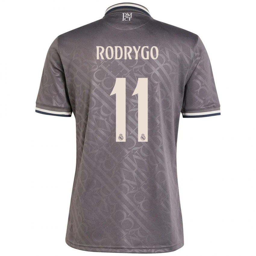 Niño Camiseta Rodrygo #11 Carbón Equipación Tercera 2024/25 La Camisa México