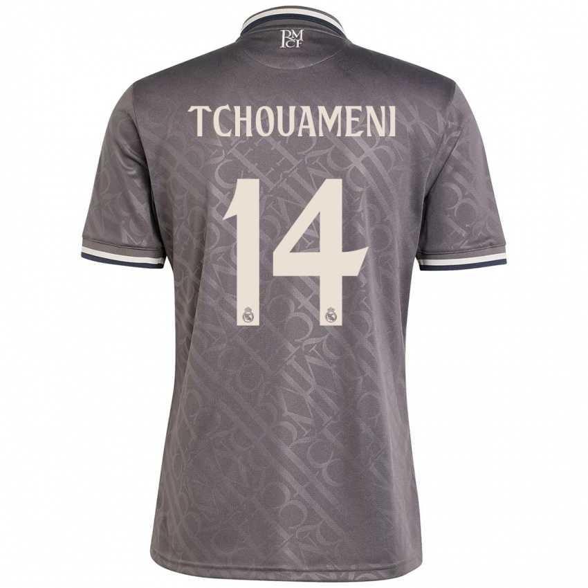 Niño Camiseta Aurelien Tchouameni #14 Carbón Equipación Tercera 2024/25 La Camisa México