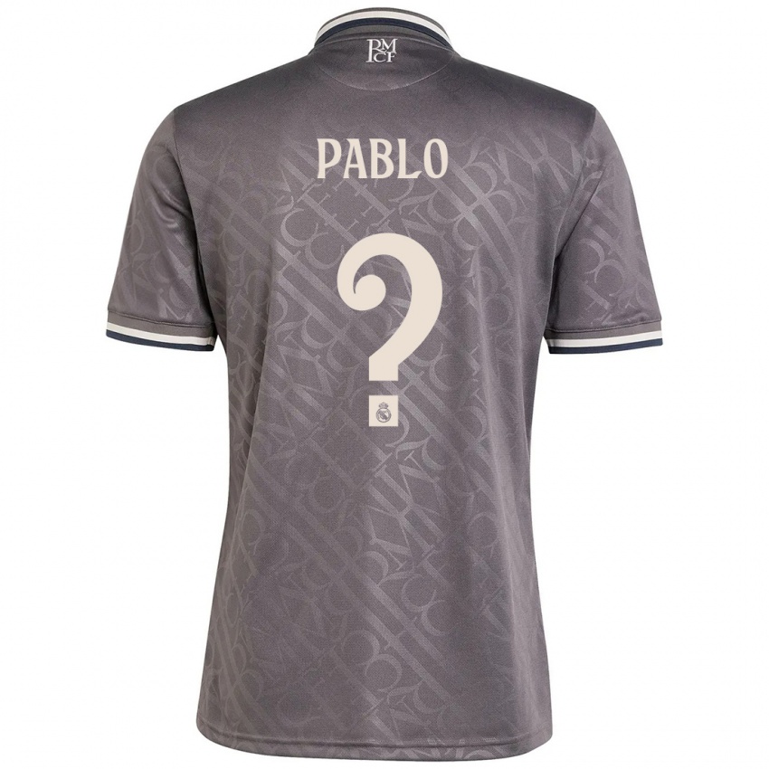 Niño Camiseta Pablo Ramón #0 Carbón Equipación Tercera 2024/25 La Camisa México